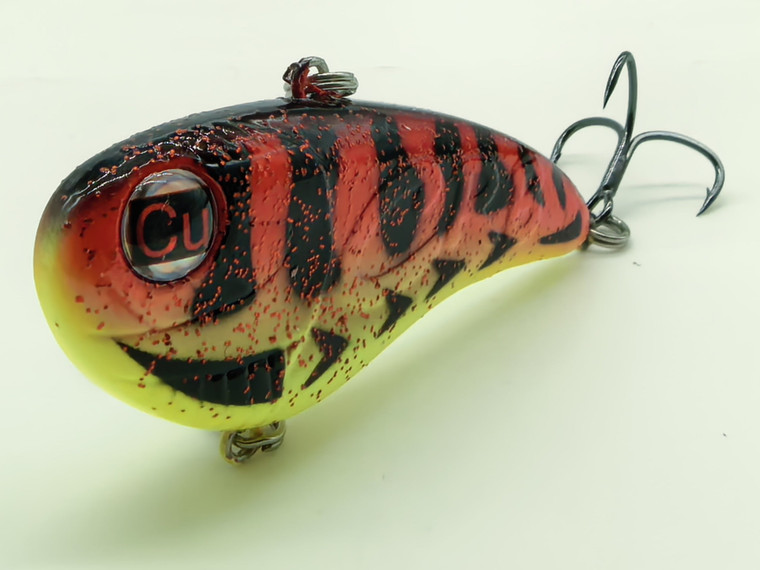 Copper Red Baits - Snatchin Shad - 1/2oz 2.6'' ChiliChartreuse