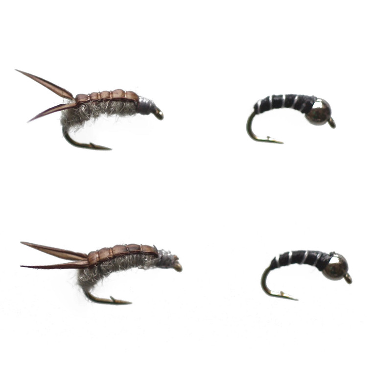 Cortland Fly Assortment - Nymph;Midge / Scud 4pk