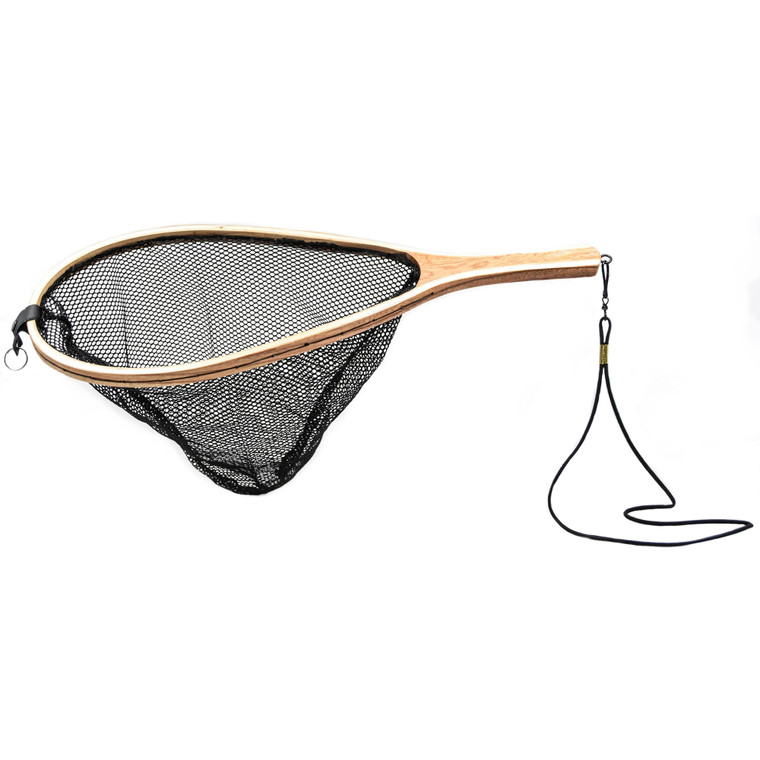 Cortland Teardrop Net - 22.5x8.5 Wooden/Black Mesh
