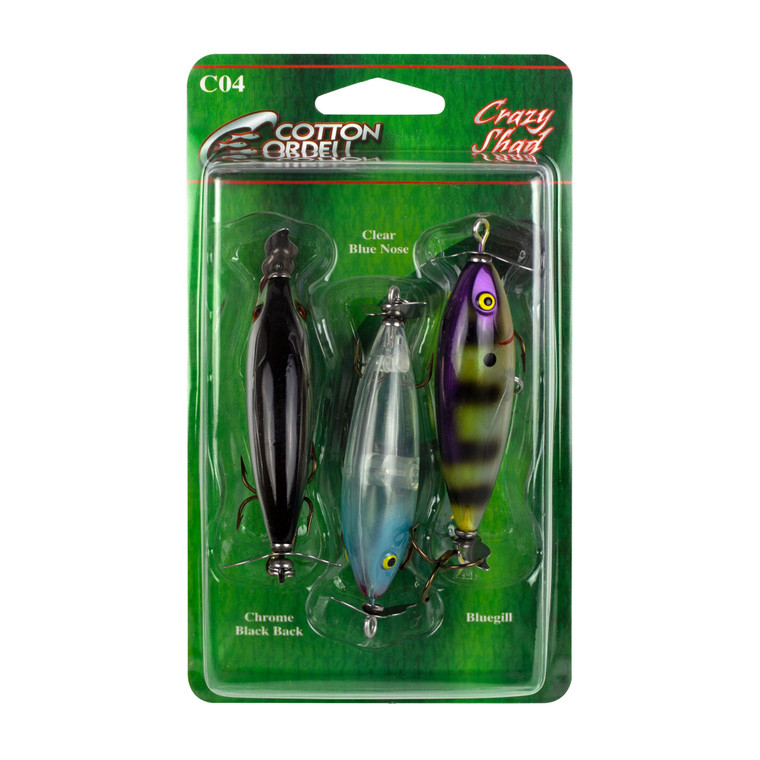 Cotton Cordell Kit - Crazy Shad 3pk