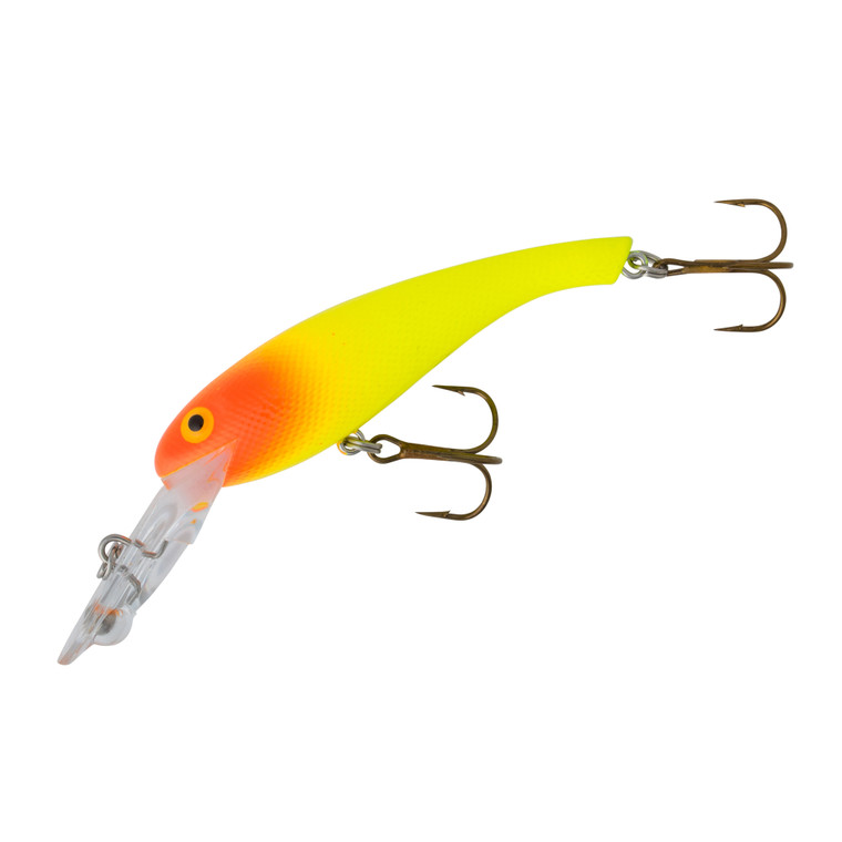 Cotton Cordell Wally Diver - 2.5'' Chartreuse/Red Eye