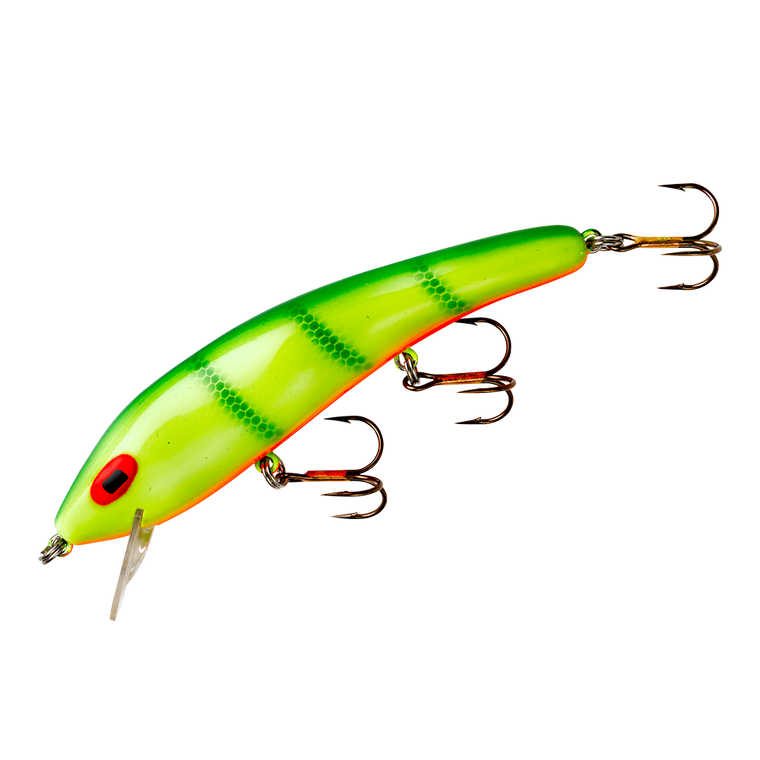Cotton Susp Ripplin Red Fin - 4.5'' Chartreuse Perch