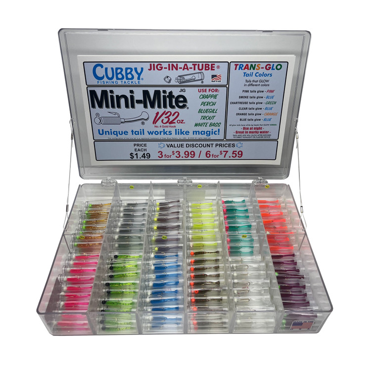 Cubby Assortment - Mini-Mite Glow Display