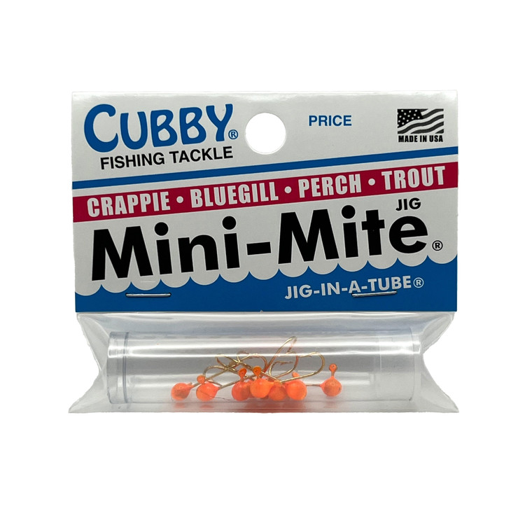 Cubby Jighead - 1/80oz Orange 10pk