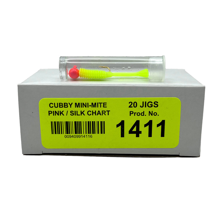 Cubby MIni-Mite Refill - Pnk/Silk Chartreuse 20pk