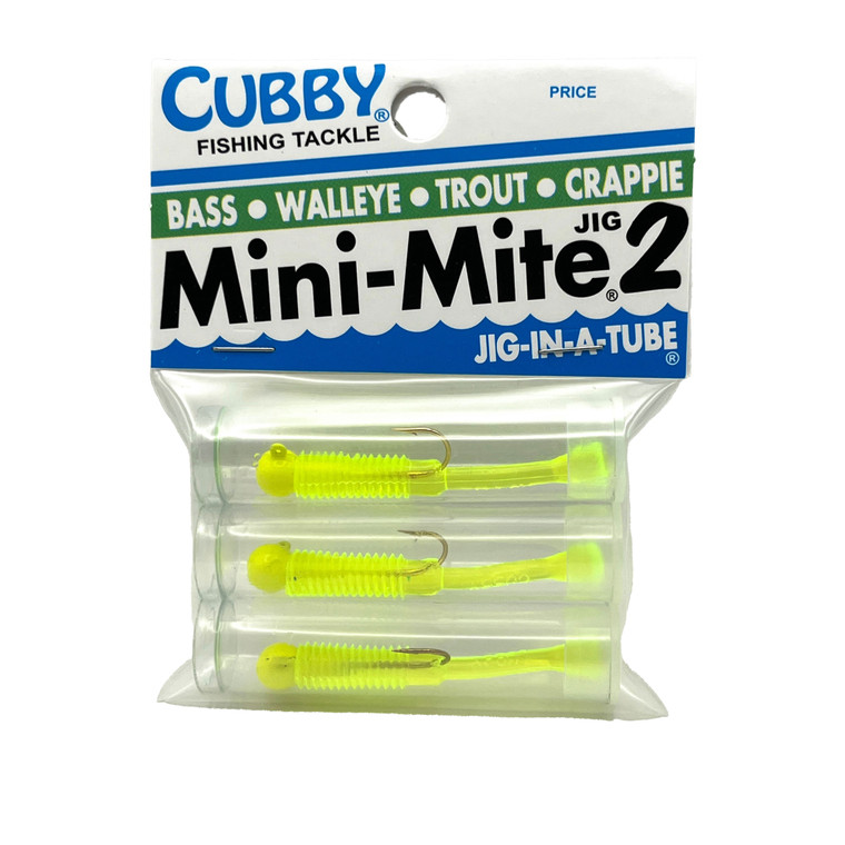 Cubby Mini-Mite2 - Lime/Clch 3pk