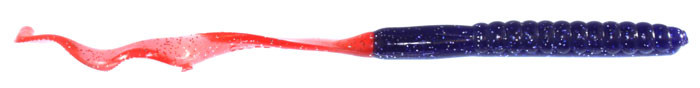 Culprit Worm 7.5'' - Grape Red Tail