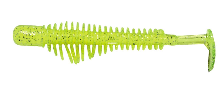 Custom Jigs - BFishin N Pulse-R - 3.25'' Chartreuse/White