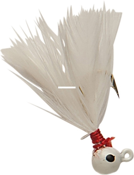 Custom Jigs - Flu Flu Jig - 1/32oz White/White 12cd
