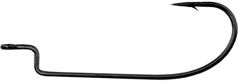 Daiichi Offset Worm Hook - 2/0 Black Nickel 6pk