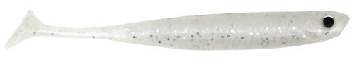 Damiki Anchovy Shad 4'' - White Silver Flake 8pk
