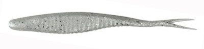 Damiki Armor Shad 3'' - White Silver Flake 15pk