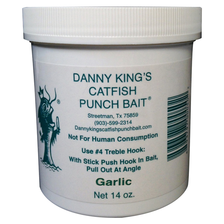 Danny King Catfsh Punch Bait - Garlic 12oz