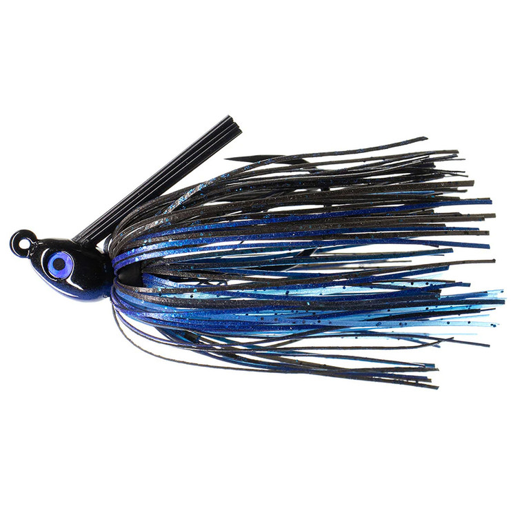Dirty Jigs - Compact Swim Jig - 3/8oz Black and Blue