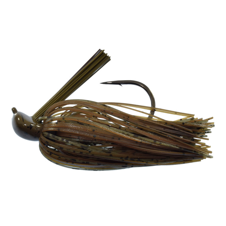 Dirty Jigs - Tour Level Pitchin' Jig - 3/8oz Green Pumpkin 1pk