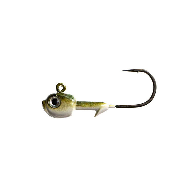 Dirty Jigs - Tungsten HD Guppy Head - 1/8oz 2/0 Tennessee Shad 3pk