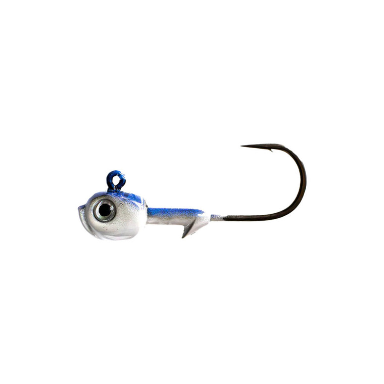 Dirty Jigs - Tungsten HD Guppy Head - 3/16oz 2/0 Blue Shad 3pk