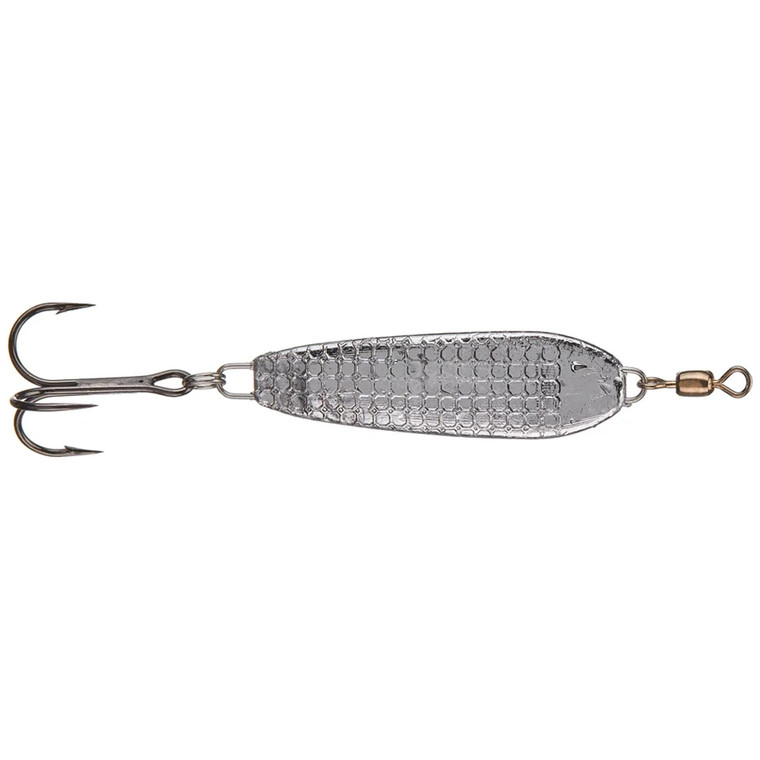DixieJet Crappie Slab Spoon - 1/2oz Silver 2pk
