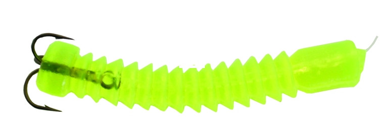 Doc's Catfish Superworms - Chartreuse 2pk