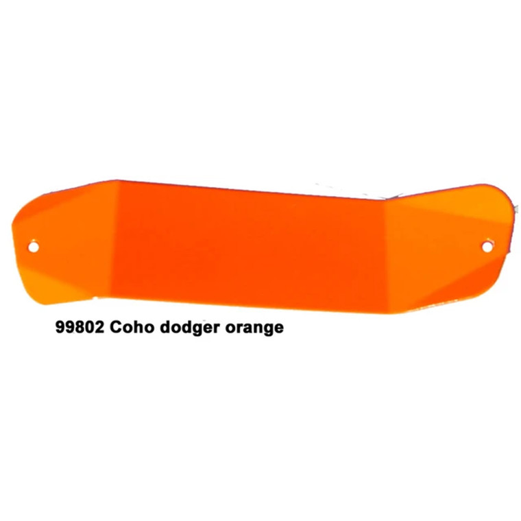 Dreamweaver Lures - Coho Dodger - Orange