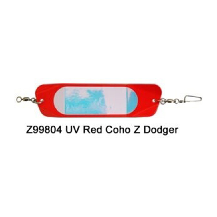 Dreamweaver Lures - Coho Dodger - Red UV