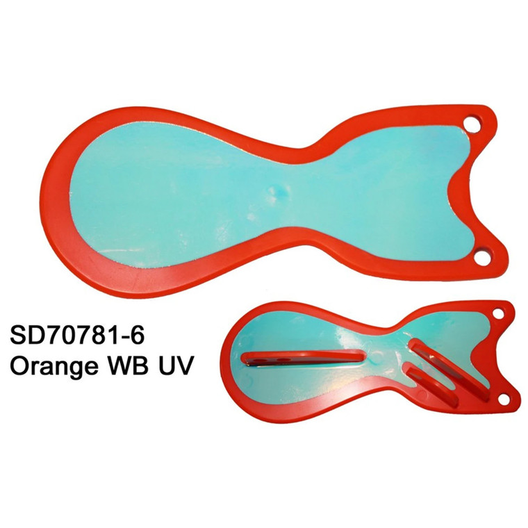 Dreamweaver Lures - Spindoctor - 6'' Orange; Orange WB UV