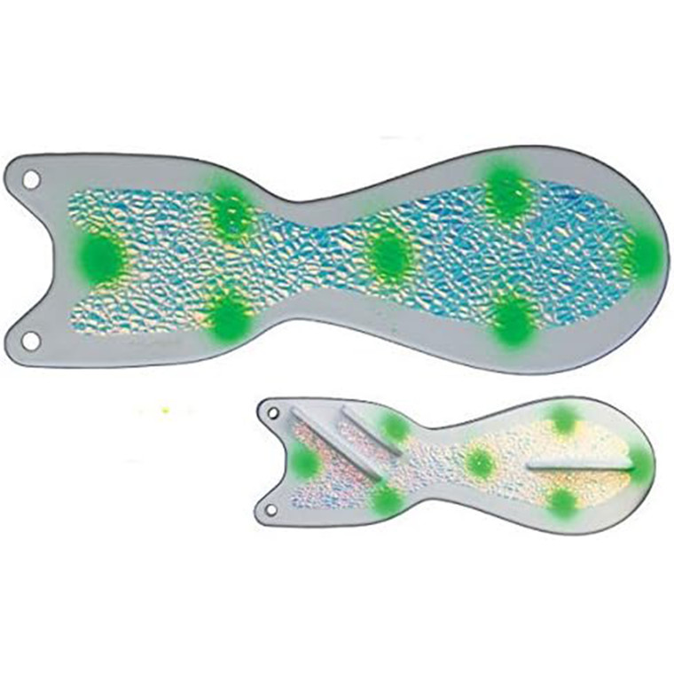 Dreamweaver Lures - Spindoctor - 8'' White UV Green Dot