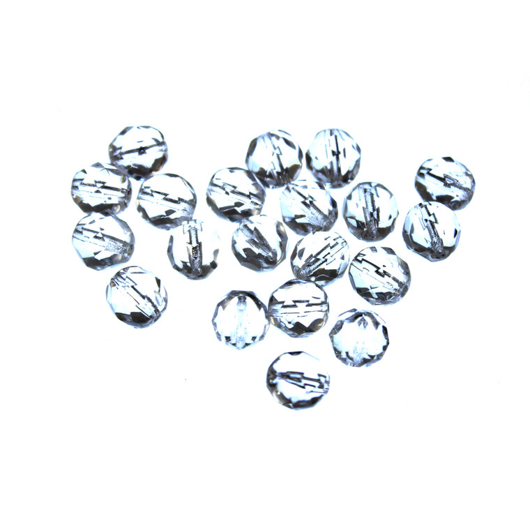 Dry Creek Glass Beads - 8mm Clear 20pk