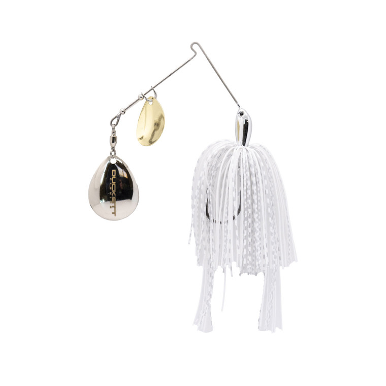 Duckett BD Spinnerbait DC - 3/8oz C/C Chrome;Silver Wht