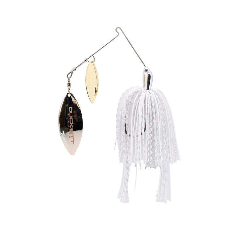 Duckett BD Spinnerbait DW - 1/2oz W/W Chrome;Silver Wht