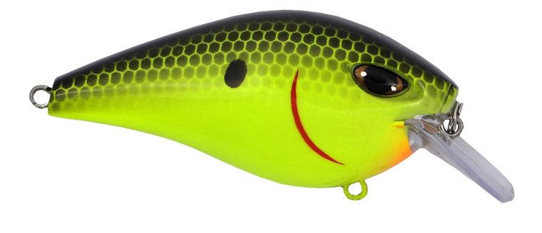 Duckett Squarebill Crankbait - 1/2oz 3.5'' Chart Black Back