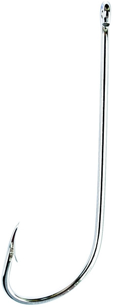 Eagle Claw - 2X Long Shank - 2/0 Nickel 8pk