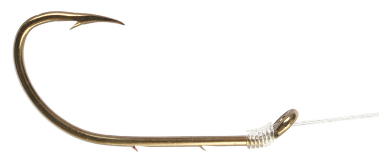 Eagle Claw - Baitholder Snell - #4 Bronze 6pk