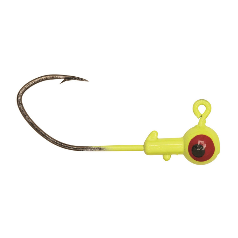 Eagle Claw - Ball HEagle Claw - d/Pro-V Hook - 1/32oz Chartreuse 10pk