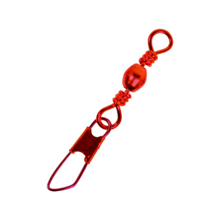 Eagle Claw - Barrel Swivel/Safety Snap - #12 Red 7pk