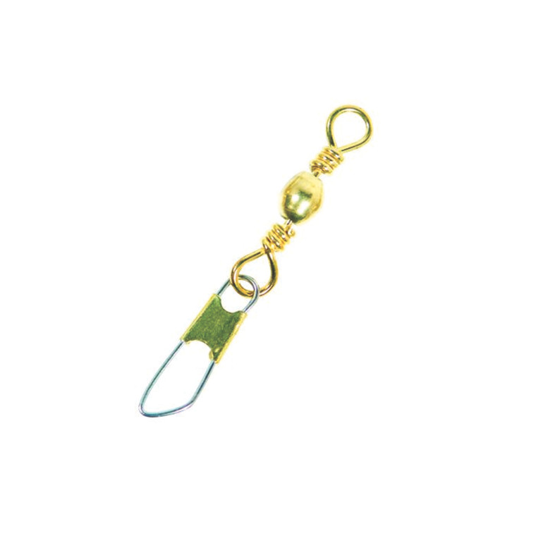 Eagle Claw - Barrel Swivel/Safety Snap - 1/0 Black 2pk