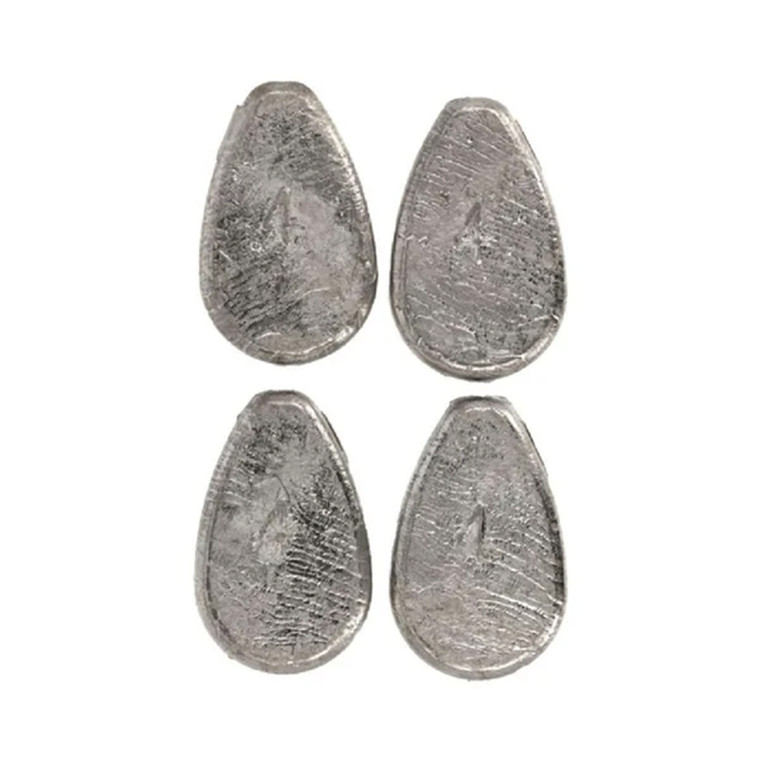 Eagle Claw - Cat Claw No Roll Sinker - 3oz Natural 4pk - CC-NOROLL-3