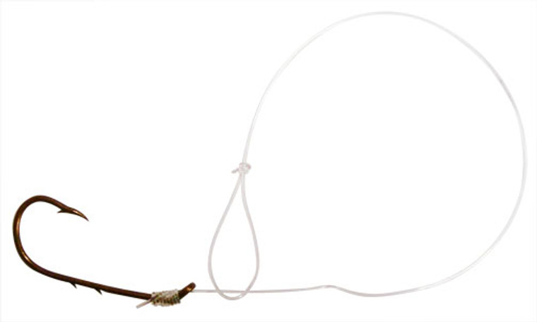 Eagle Claw - L&S Baitholder Snell - 1/0 Bronze 6pk