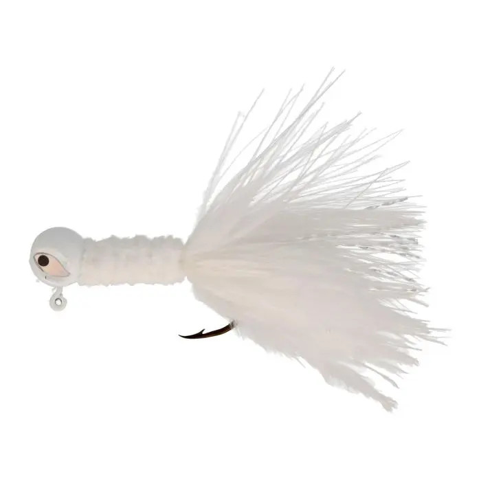 Eagle Claw - ProV Crappie Chenille Jig - 1/16oz White 6pk