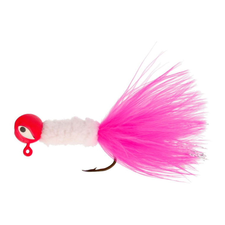Eagle Claw - ProV Crappie Chenille Jig - 1/32oz White 6pk
