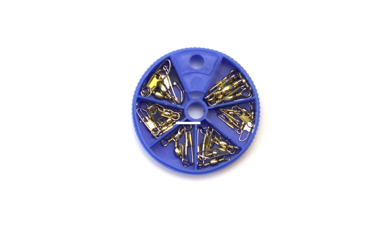 Eagle Claw - Snap Swivel Assortment - Brass 20pc