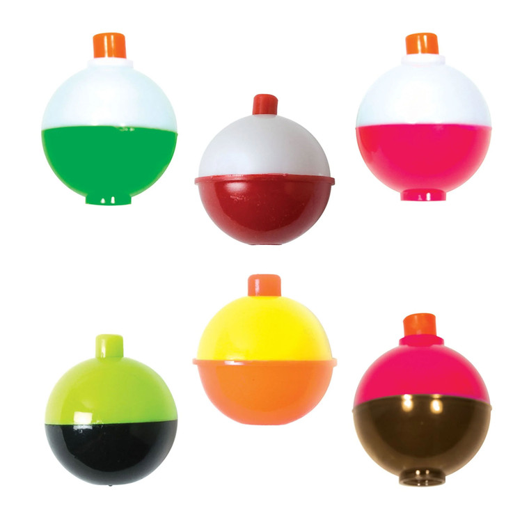 Eagle Claw - Snap-On Float Assortment - Round 1'' Assorted 12pk