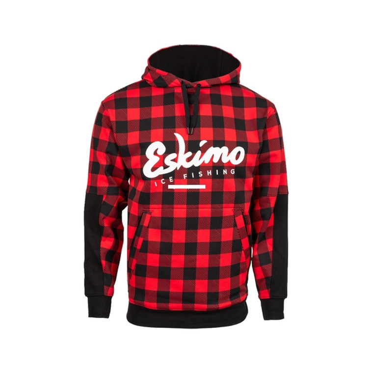 Eskimo Retro Hoodie - Buffalo Plaid Large