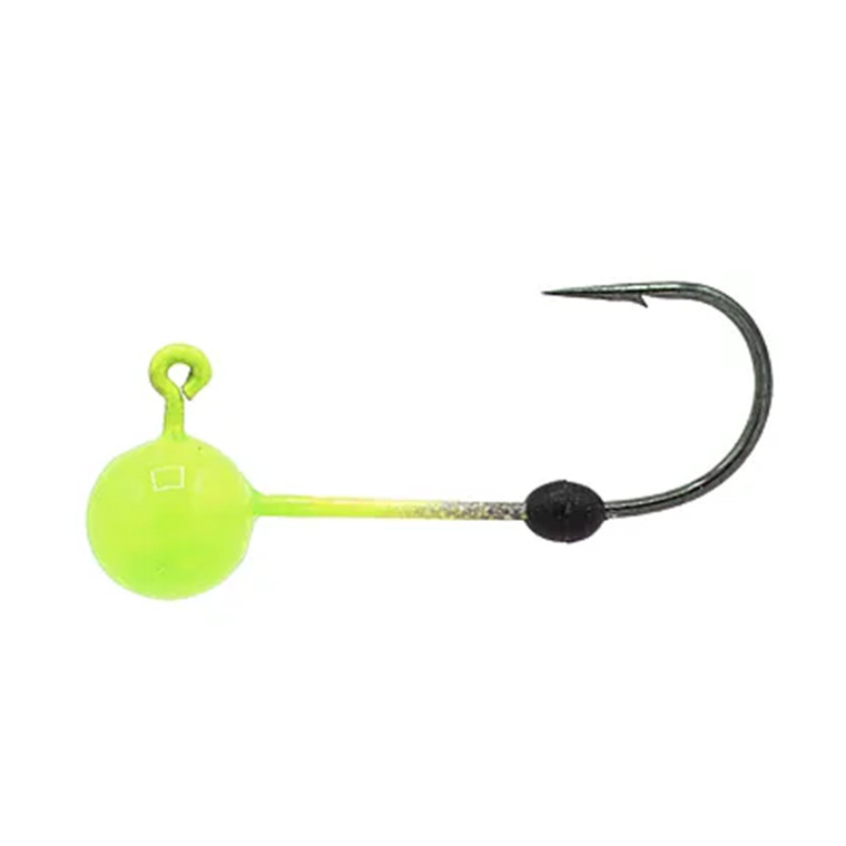 Eurotackle Tungsten Head - 3/32oz #4 Chartreuse - 626