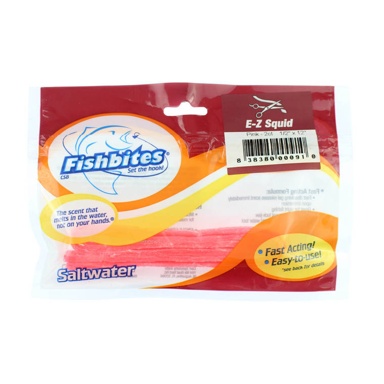 Fishbites E-Z Squid - Pink - FA