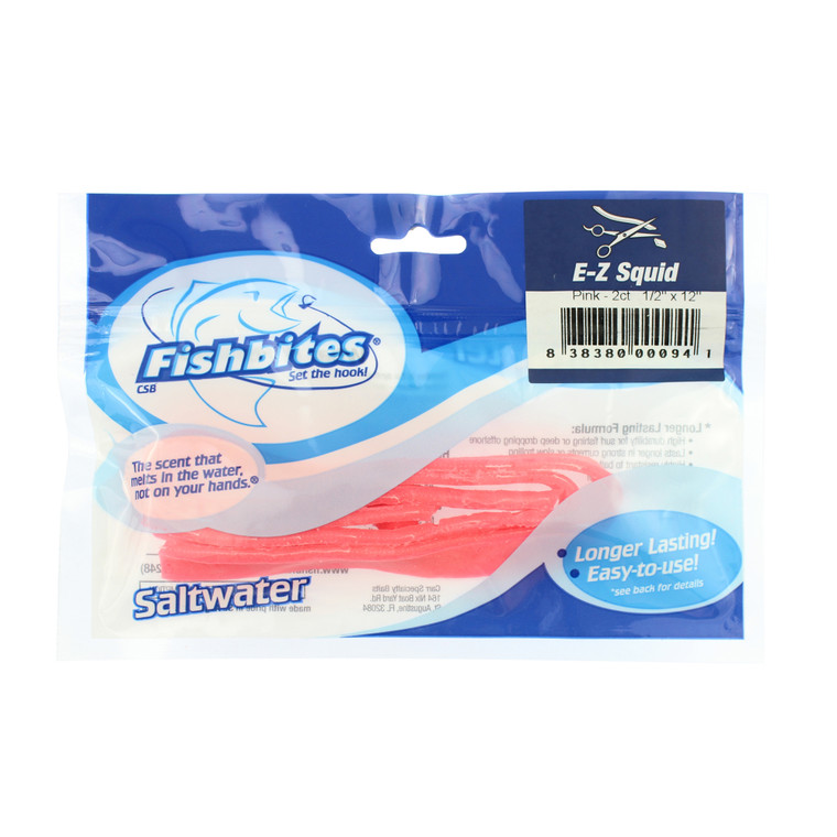 Fishbites E-Z Squid - Pink - LL