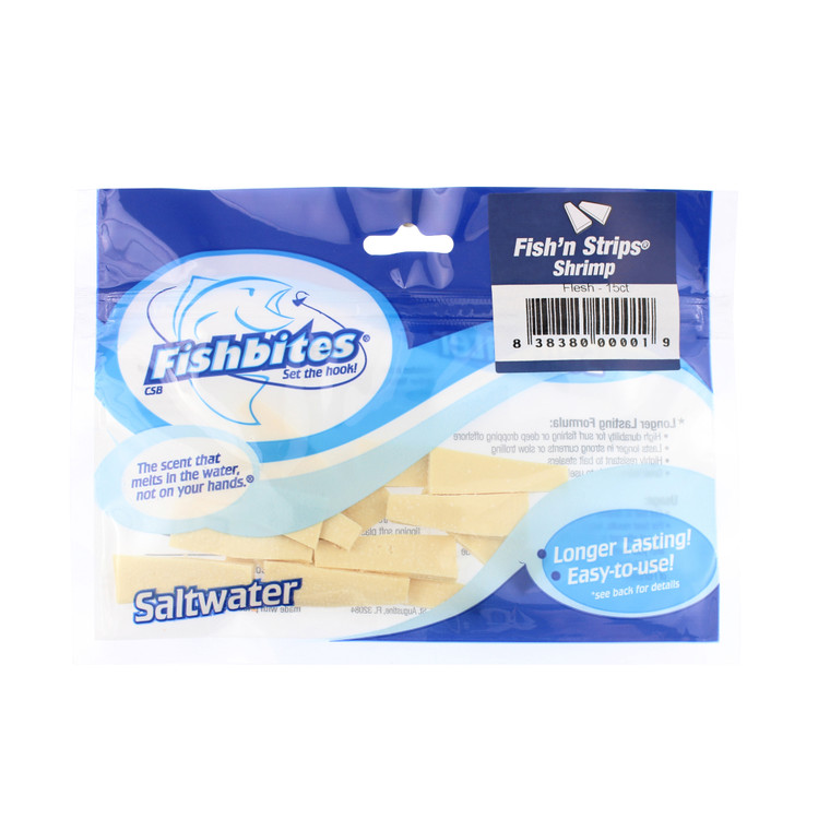 Fishbites Fish'n Strips - Flesh - Shrimp - LL