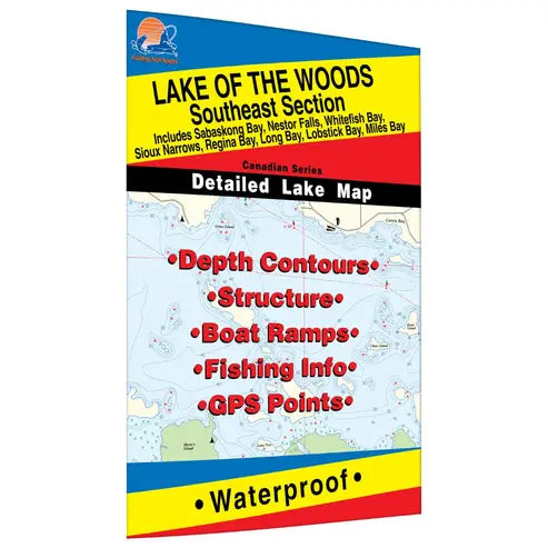 Fishing Hot Spots - Lake'O'Woods Sioux Narrow