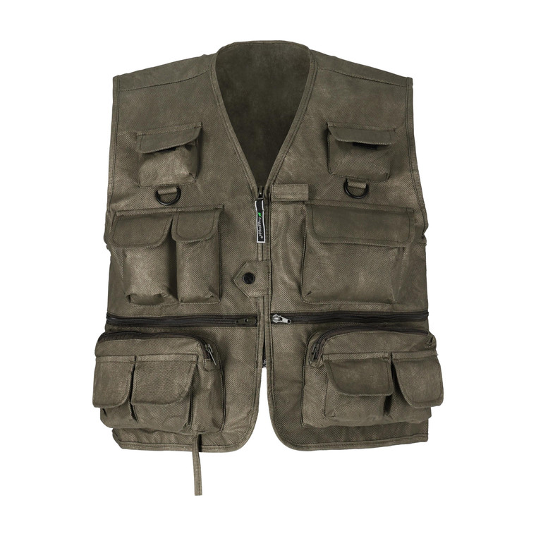 Frogg Toggs Cascade Fly Vest - XXL Stone