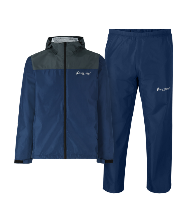 Frogg Toggs Vapor Rainsuit - M/L Blue/Gray